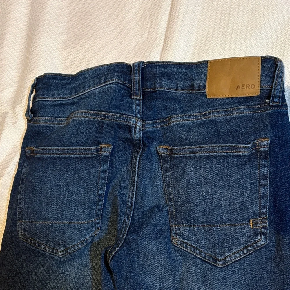 Aeropostale Men's Deep Indigo Straight Jeans  28x28